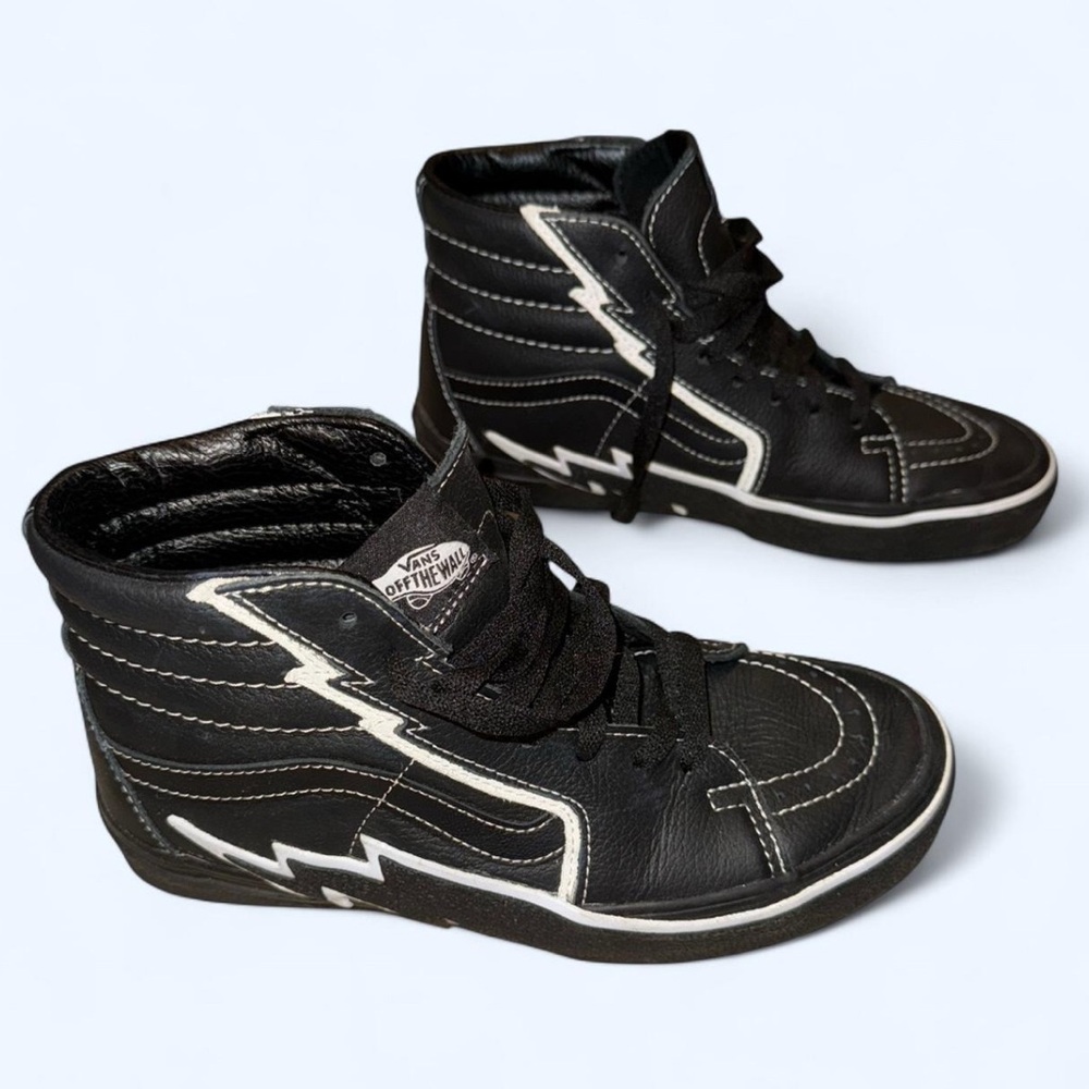 High Top Vans with Lighting Bolt